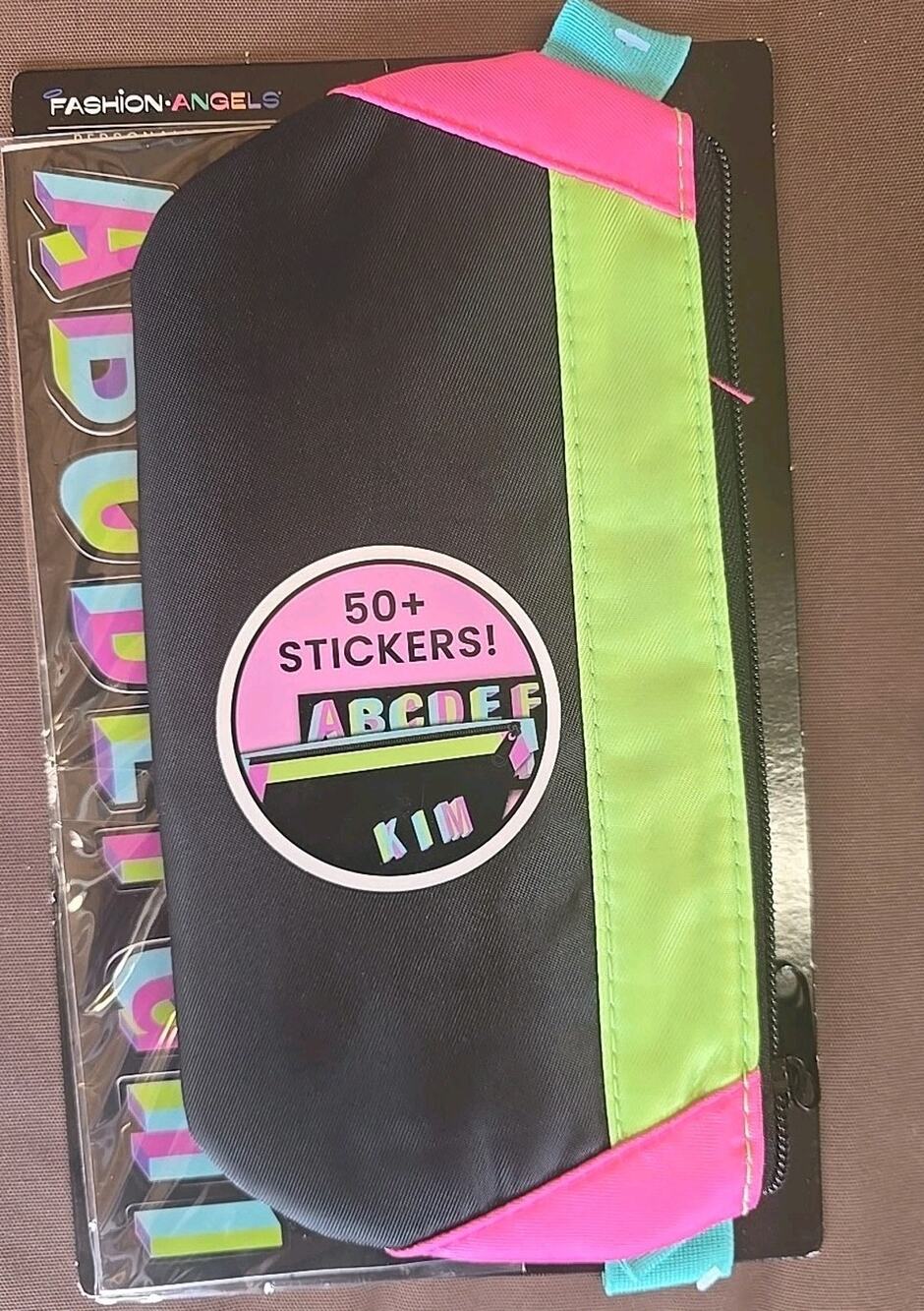 NEW Fashion Angels Personalize It! Personalize Pencil Pouch Or Bag Stickers New